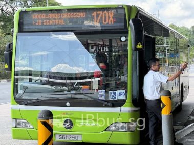 Bus 170x Kranji MRT to JB CIQ Sentral