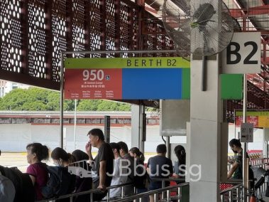 Bus 950 Woodlands to JB CIQ Sentral _70