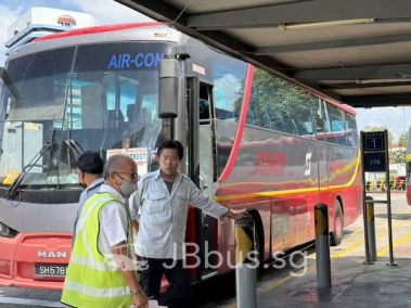 SJE Bus Singapore Queen Street To From Larkin JB